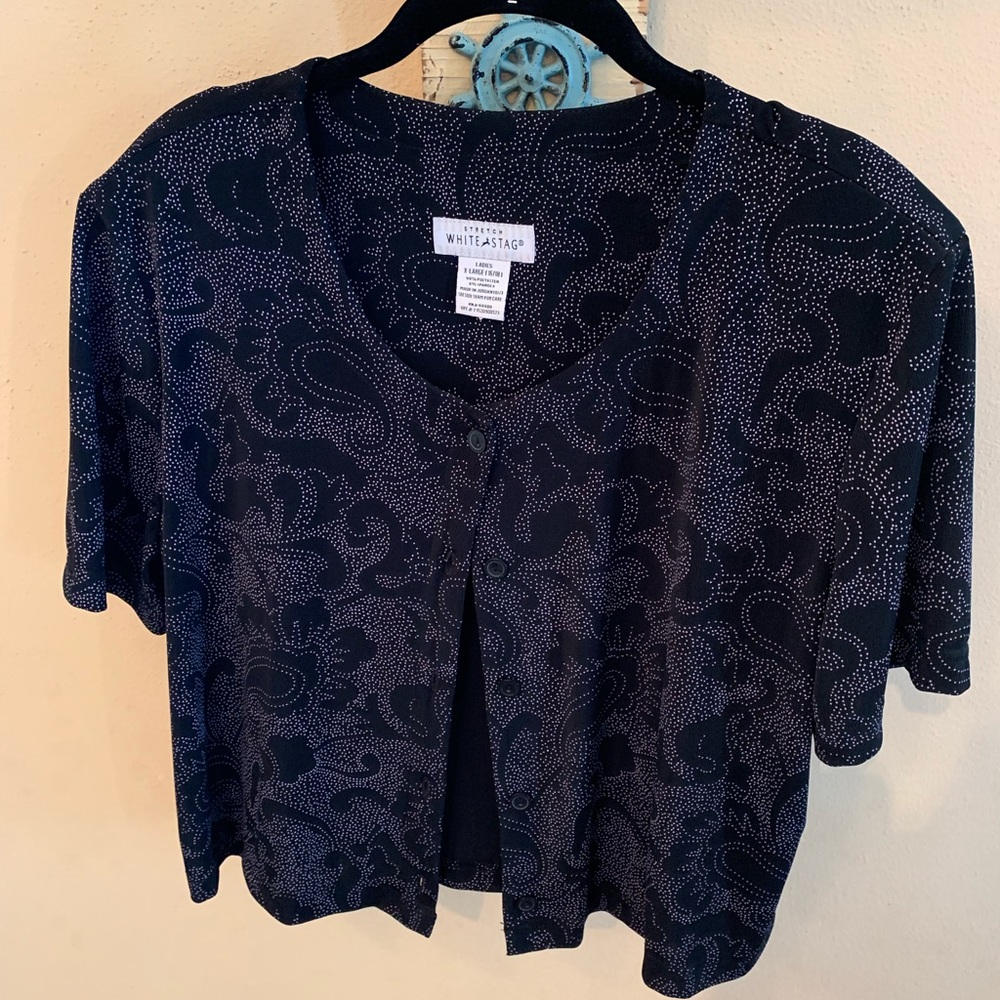 Black Shrug or Crop Top